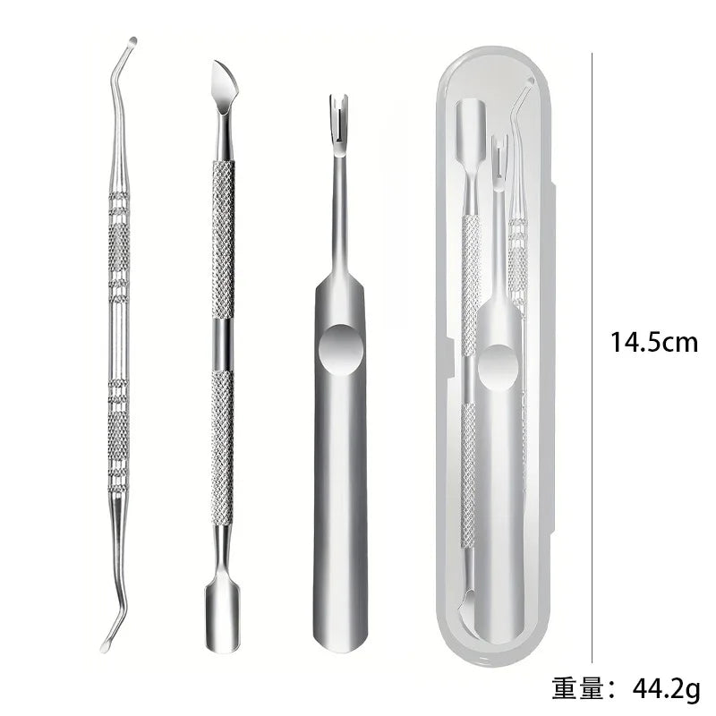 7-Piece Professional Stainless Steel Pedicure Tool Set with Travel Case