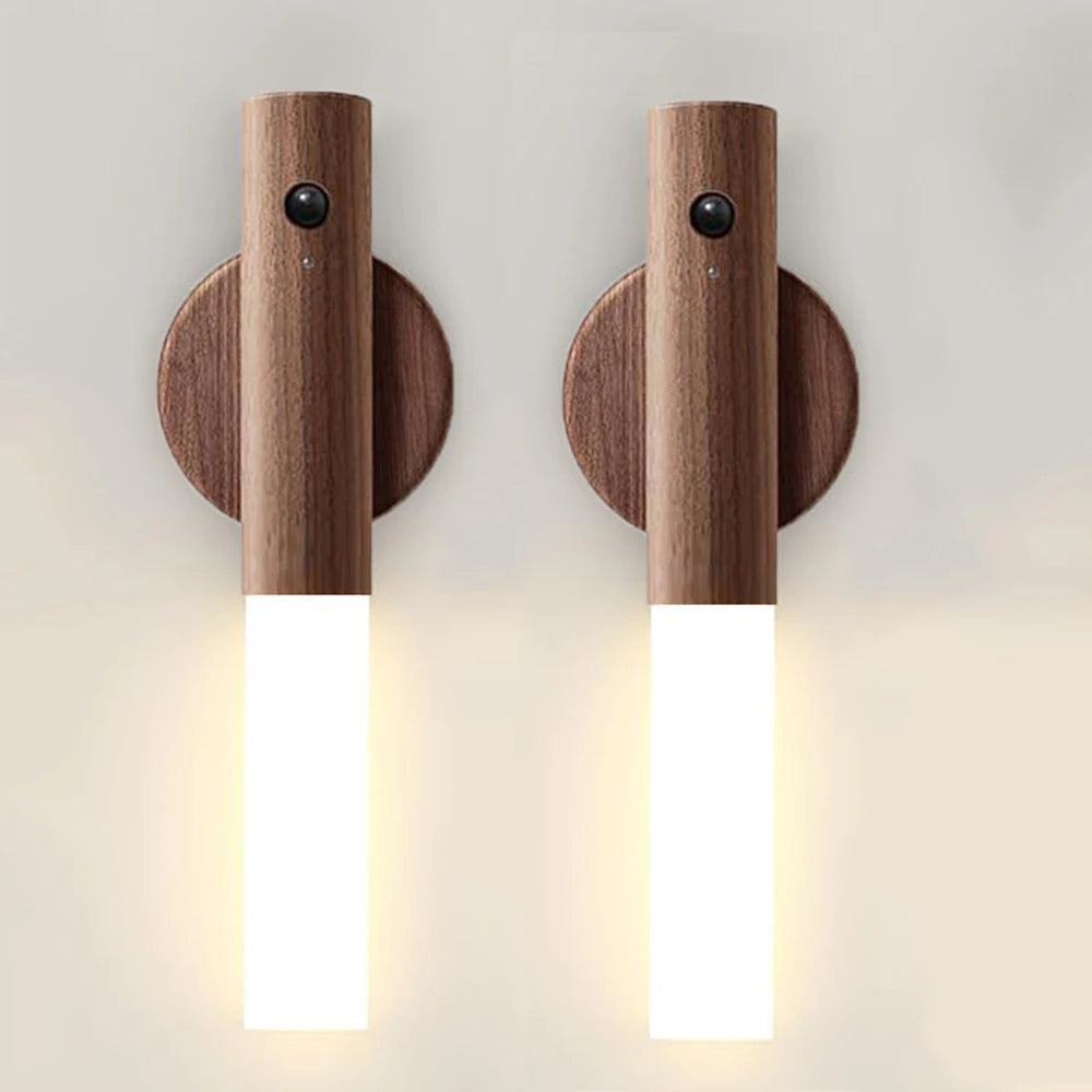 Smart Motion Sensor LED Wall Lamp - Rechargeable Magnetic Night Light