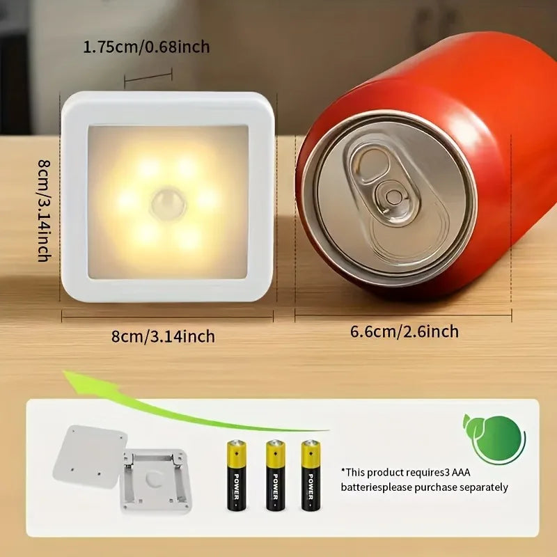 6 LED Motion Sensor Night Light with Magnetic Mount