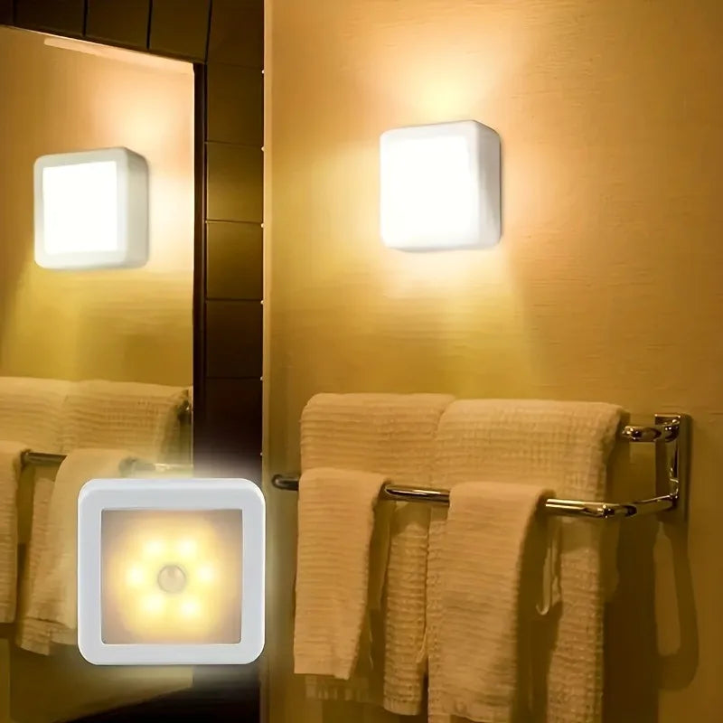 6 LED Motion Sensor Night Light with Magnetic Mount