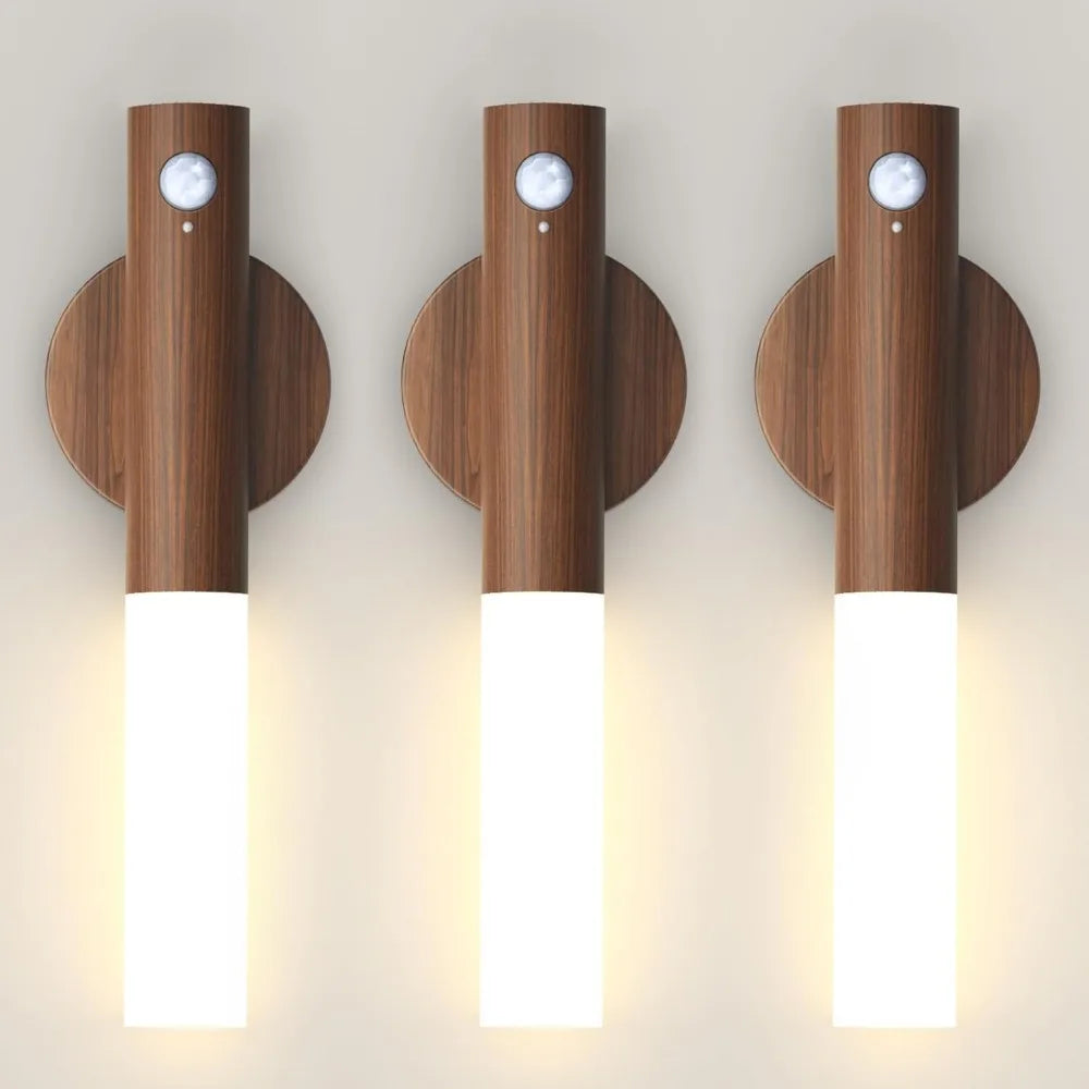 Smart Motion Sensor LED Wall Lamp - Rechargeable Magnetic Night Light