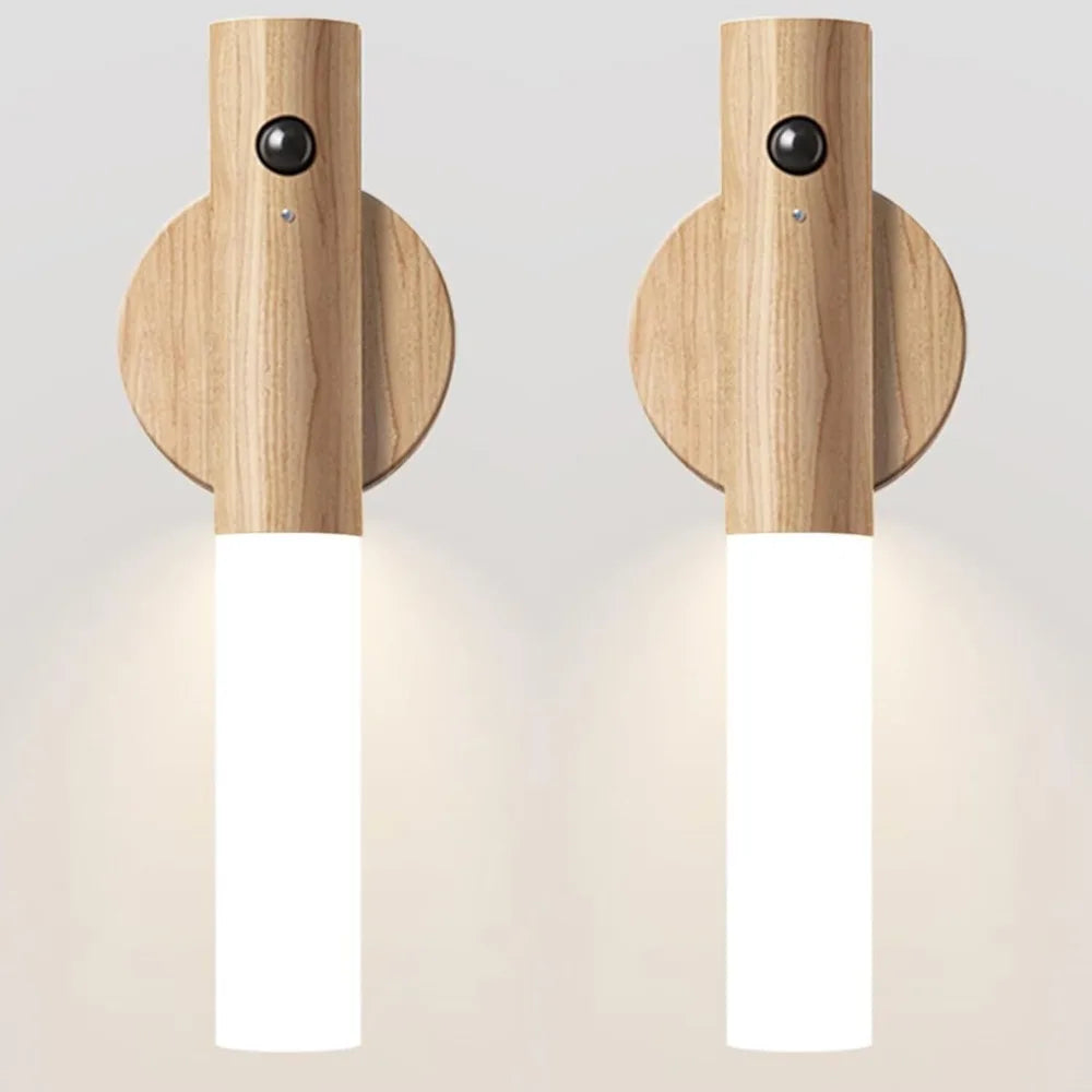Smart Motion Sensor LED Wall Lamp - Rechargeable Magnetic Night Light